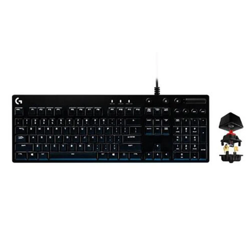 Проводная игровая механическая клавиатура Logitech G610 USB RGB-подсветка красный/синий