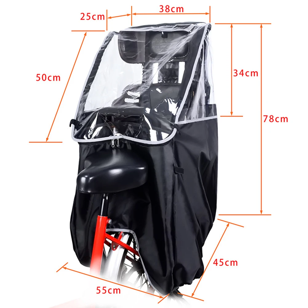 

Transparent Baby Stroller Rain Cover Waterproof Pushchair Pram Weather Shield Comfortable Children Portable Elements