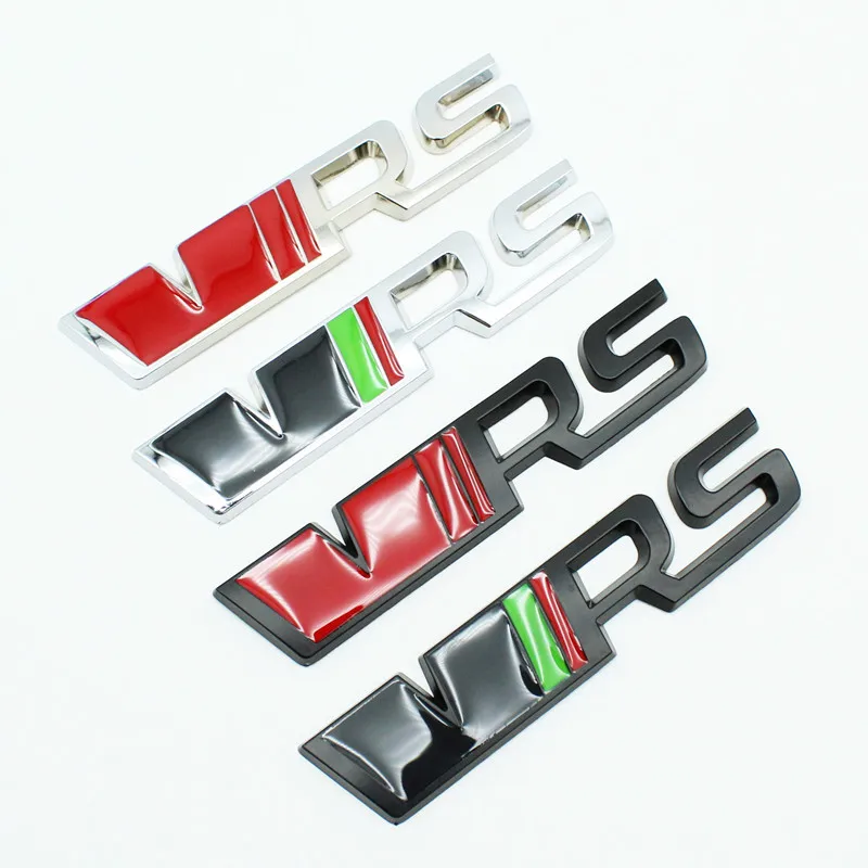 

Car VRS 3D Metal Decals Sticker Grill Trunk Body Badge Grille Emblem For Octavia FABIA KAMIQ KAROQ KODIAQ RAPID SUPERB