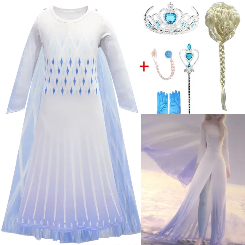 Женское платье принцессы Эльзы для выпускного вечера костюм вечеривечерние