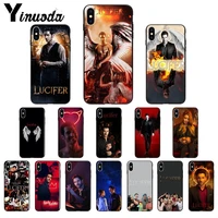 yinuoda american tv series lucifer tpu soft phone case for apple iphone 8 7 6 6s plus x xs max 5 5s se xr 11 11pro max cover