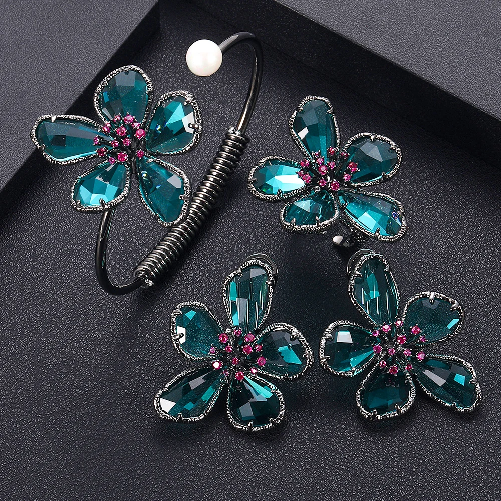 Jankelly горячая Распродажа африканские 3 шт. Свадебные Ювелирные наборы Новая Мода