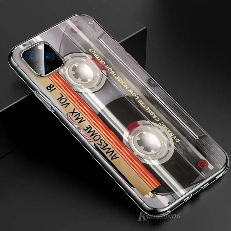 Style 01 Прозрачный ТПУ чехол Классическая старая кассета для iPhone 11 11Pro XS MAX XR X 8 7 6S 6 Plus 5S чехол для телефона - Цвет: Style 01