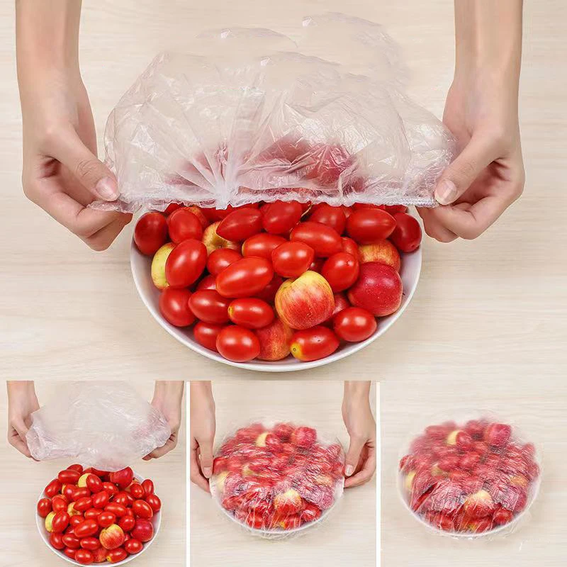 

100 шт., эластичные пакеты для хранения продуктов