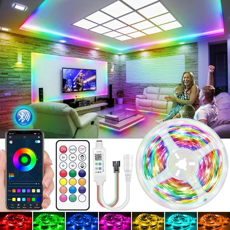 Светодиодная лента Dream Color WS2811 APP Cotroller 5 м 20 SMD 5050 RGB Диодная индивидуально