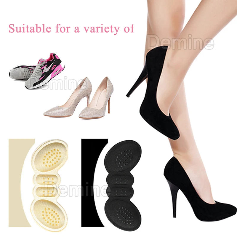 Demine/женские стельки для обуви Защита на высоком каблуке Клейкая наклейка пятку