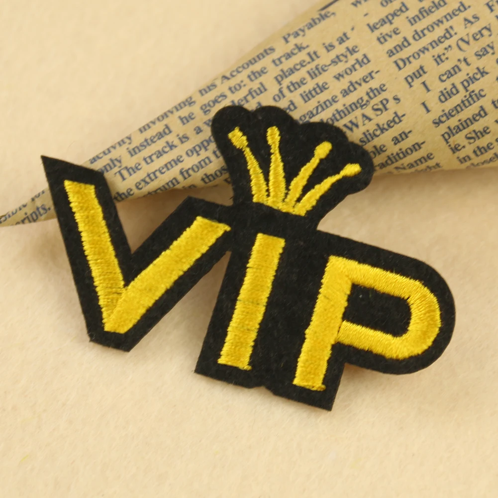 VIP и надписью High качество патч железа патчи для одежды Бесплатная доставка