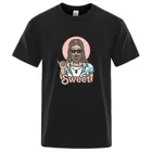 Мужская футболка с забавным принтом Иисуса, модные мужские футболки с коротким рукавом, летняя хлопковая футболка высокого качества, милые топы с шестью жестами, 2019