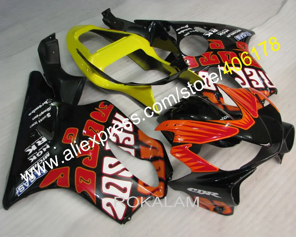 Обтекатели для Honda CBR F4i 01 02 03 600 2001 2002 2003 комплект обтекателей (литьё под