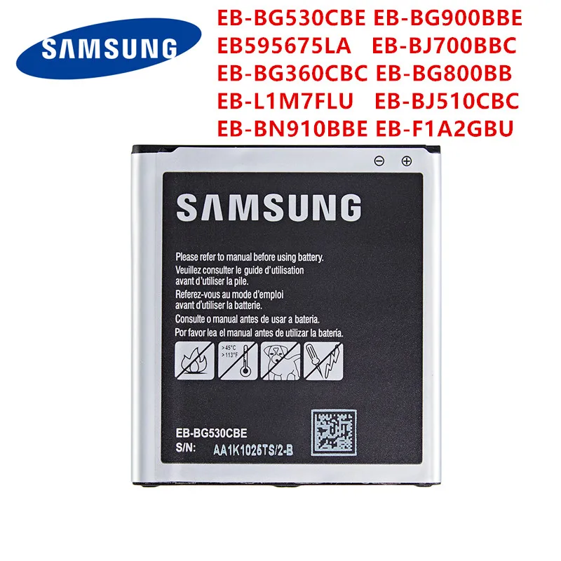 

Orginal SAMSUNG Battery For Samsung Galaxy S3 S5 S4 J7 J5 A7 A5 A3 Note 1/2/3 Note 4 Grand Prime J3 S7560 G361 N9150 S5 mini