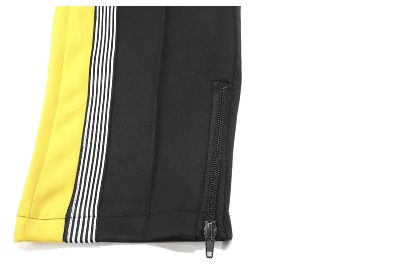 Брюки мужские прямые на молнии Модные свободные повседневные штаны с