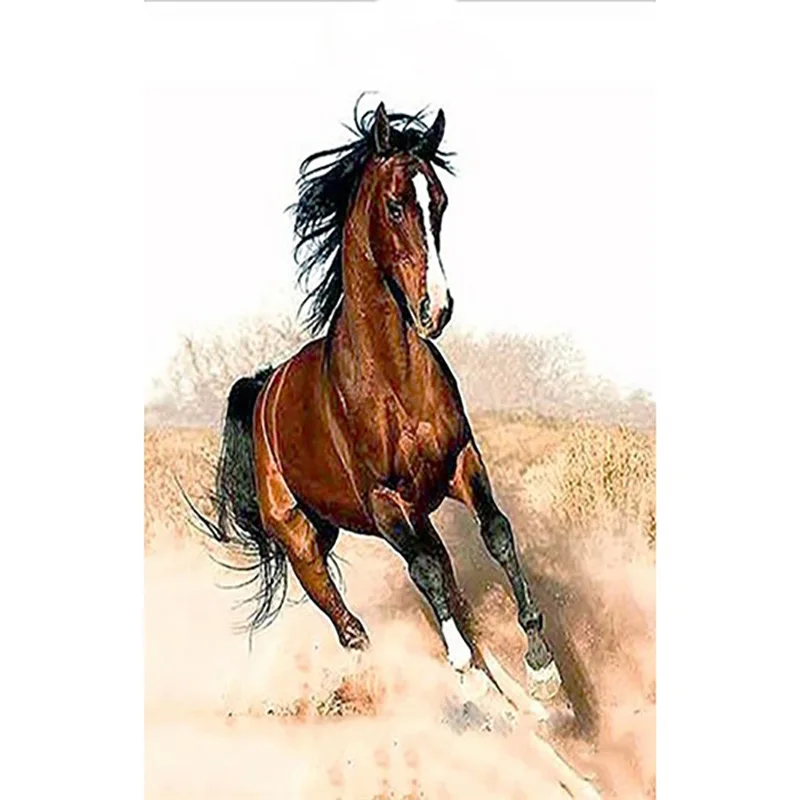 paint by numbers12 DIY краски по номерам Lienzo Pintura por Numero картины по номерам Pintar por Numeros лошадь пронумерованные картины - Цвет: paint by numbers12