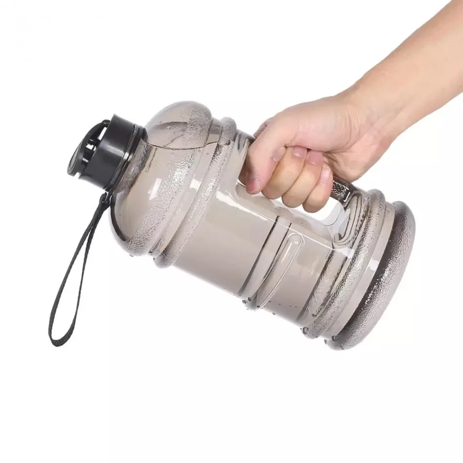 2.2L большая емкость Спортивная бутылка для воды спортивная портативное ведро