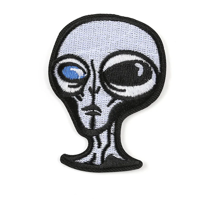 

Embroidery Patch Processing Cloth Stickers Factory Direct Taro Alien Garment Accessories Fashion Applique Cute Patch Stickers