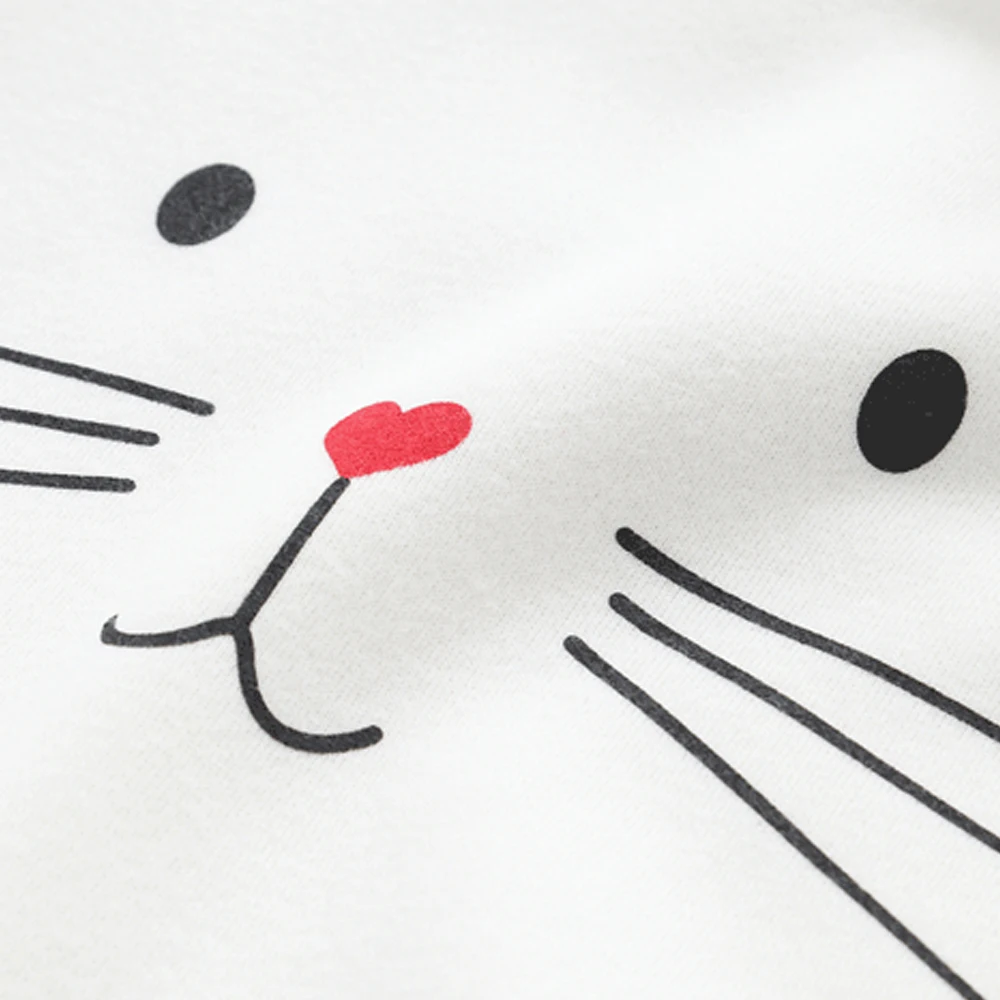 

Kawaii Cat Print Long Sleeve Hoodie Women Sweatshirt Autumn Loose Cute BF Style Girl Pullover Korean Streetwear Women sweatshirt