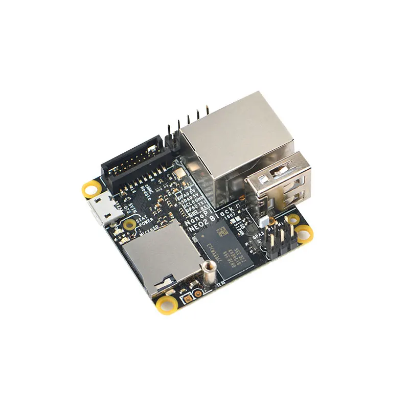 Плата разработки NanoPi NEO2 Black alli H5 четырехъядерный 64-битный A53 гигабитная сетевая