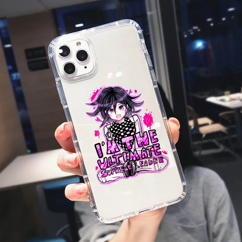 Телефонный чехол Danganronpa V3 Killing Harmony для iPhone 13 12 Pro MAX 11 XR 7 X XS SE20 8 6 Plus прозрачный