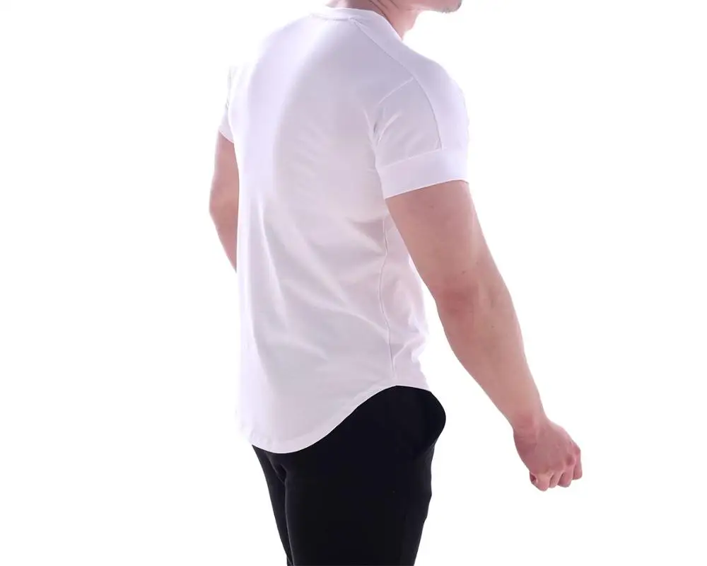 Running Shirt Men Gym Short Sleeve T Shirt Fitness Training Workout Sport Clothing Bodybuilding Quick Dry Tops Tees Sportwear