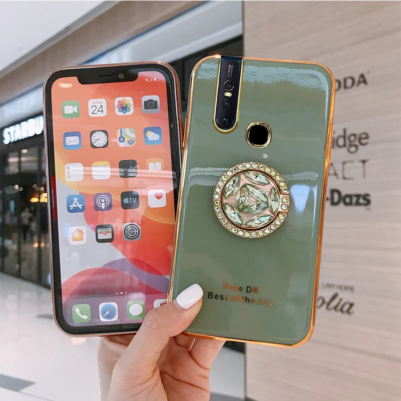 

V 15 Laser 6D Plating Case For Vivo V15 Soft TPU Back Cover For Vivo S1 China Silicone Cover Mobile Phone Bag