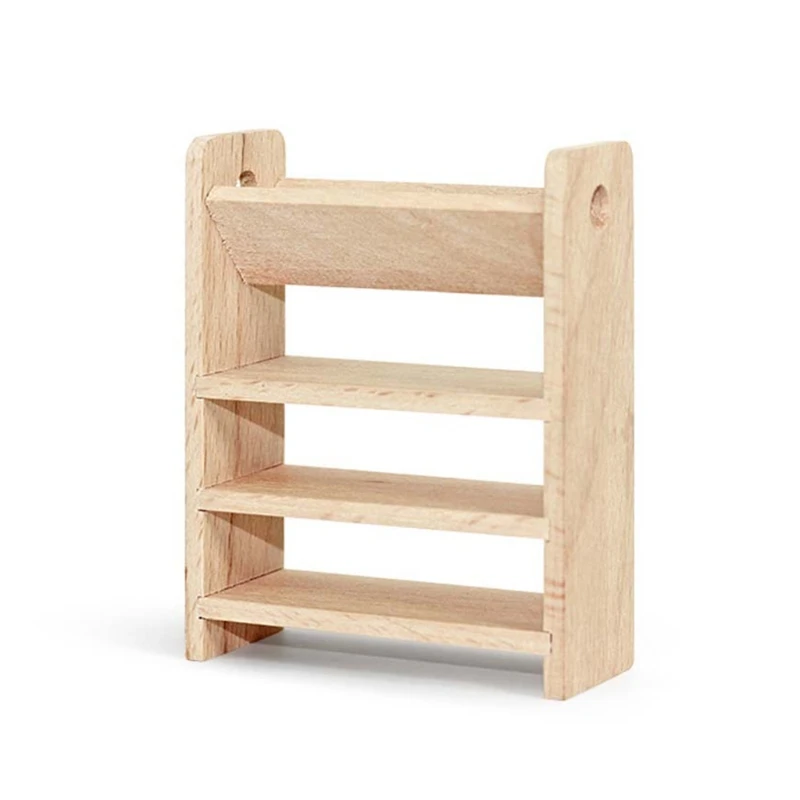 1/12 миниатюрная мебель для кукольного домика книжная полка стеллаж хранения