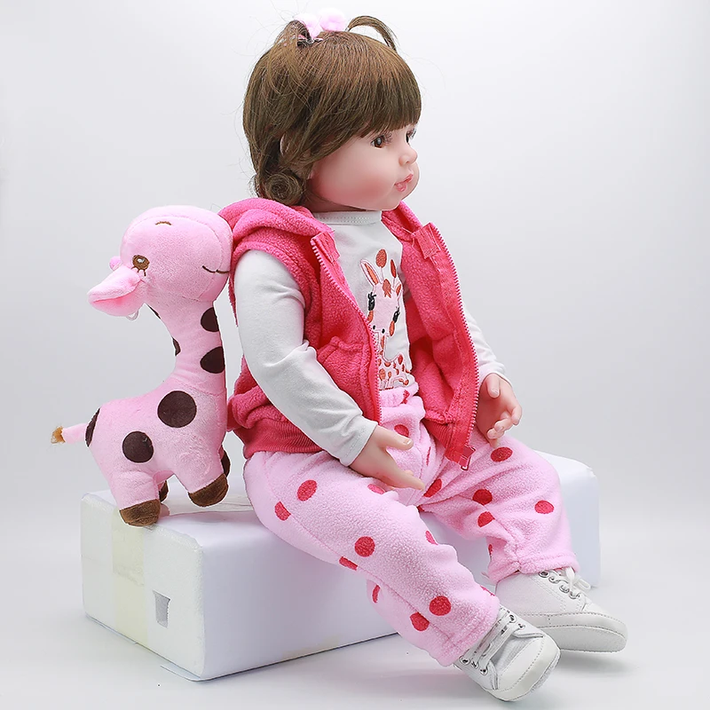 48 см все силиконовые куклы Bebe Reborn Детские реалистичные мягкие удобные игрушки