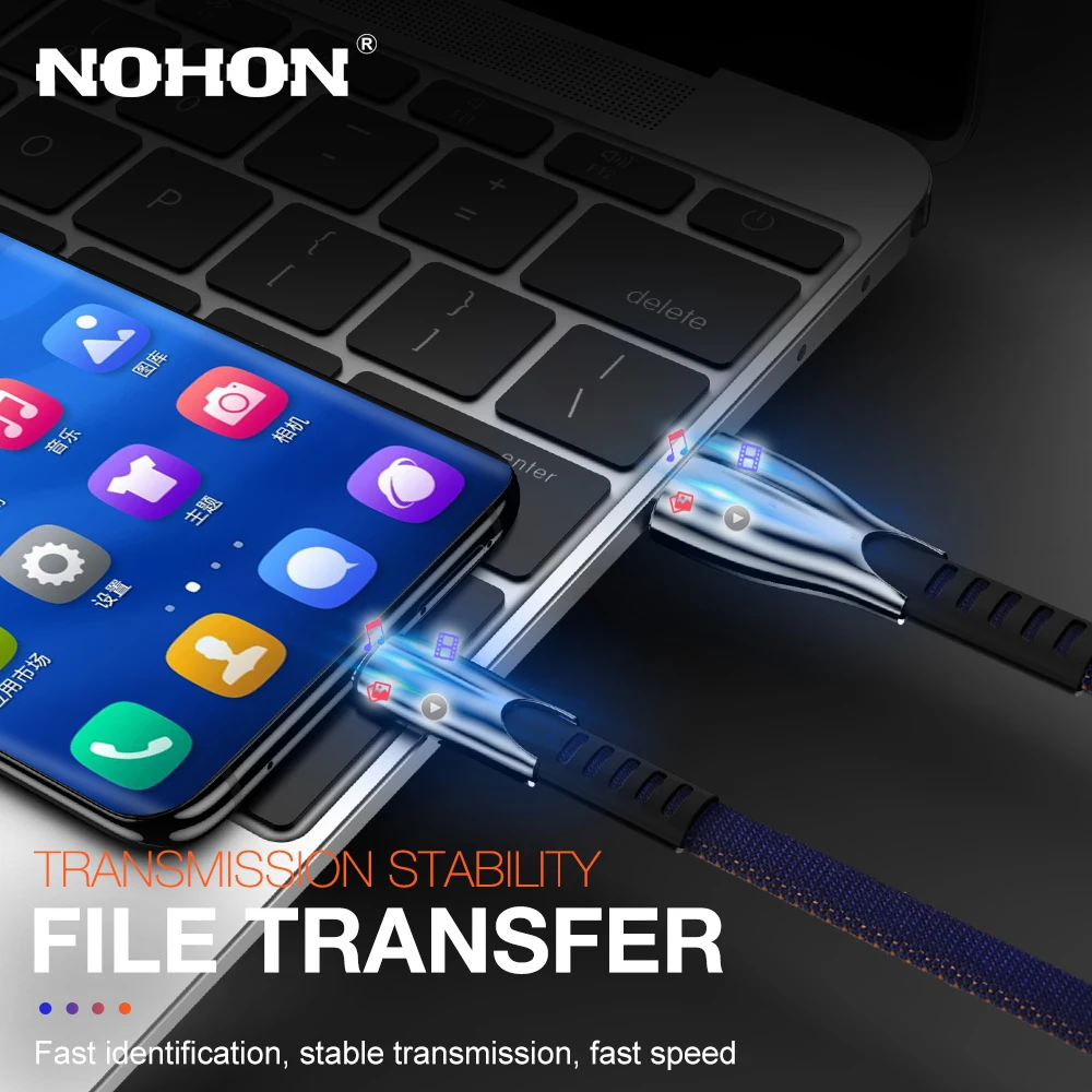 Кабель USB Type-C для Samsung Xiaomi mi Sony Realme Oneplus Android USBC мобильный телефон 1 м 2 3 | Мобильные