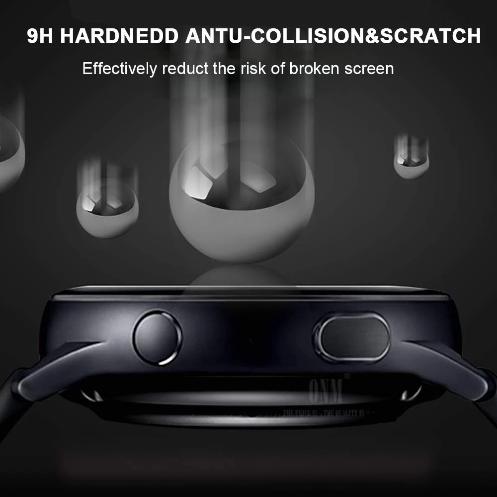 3D Full Screen Protector film for Samsung Galaxy Watch Active 2 40mm 44mm Anti-Bubble Soft Round Edge Screen Protector Cover