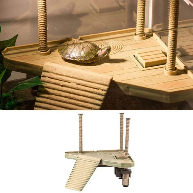 Украшения для аквариума вертушка лягушки Плавающая Платформа декор досуга стола