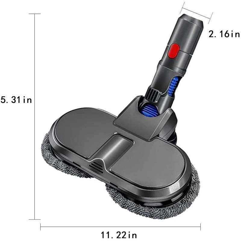 Насадка для электрической швабры пылесоса Dyson V7 V8 V10 V11 щетка влажной и сухой