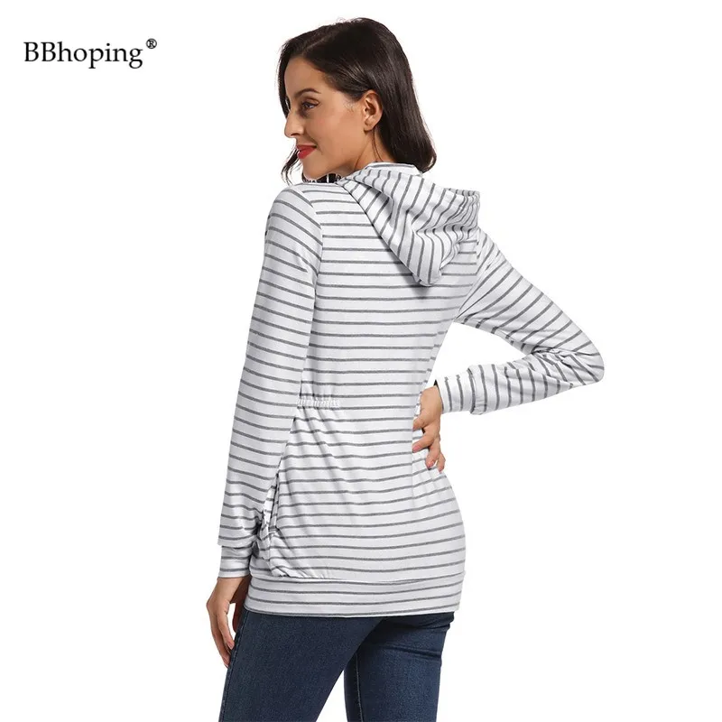 Женская одежда для беременных махровая толстовка с длинными рукавами и