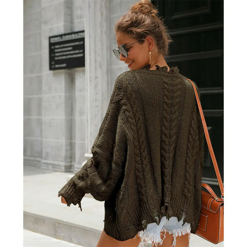 Women Fashion Casual V Neck Sweaters Autumn Ladies Long Sleeve Tops | Женская одежда