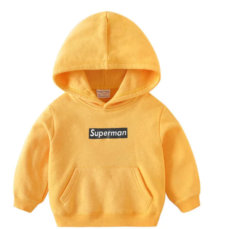 

2021 Children Boys Letter Printed Hooded Sweater Sweatshirt Kids Hoodies Baby School Outfits Clothes Clothing Children's Coats