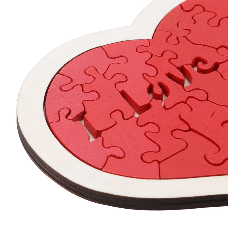 

Baby Puzzle Toys Heart-shaped Wooden Puzzle Animal Educational Developmental Baby Kid Training Toy Educational Toy Sensory Toys