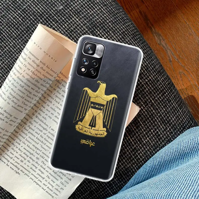 Чехол для телефона с национальным флагом Ирака Xiaomi Mi 11 Ultra 10 12 Lite 5G 12X 12T 11i 10T 11T Pro 9 9T