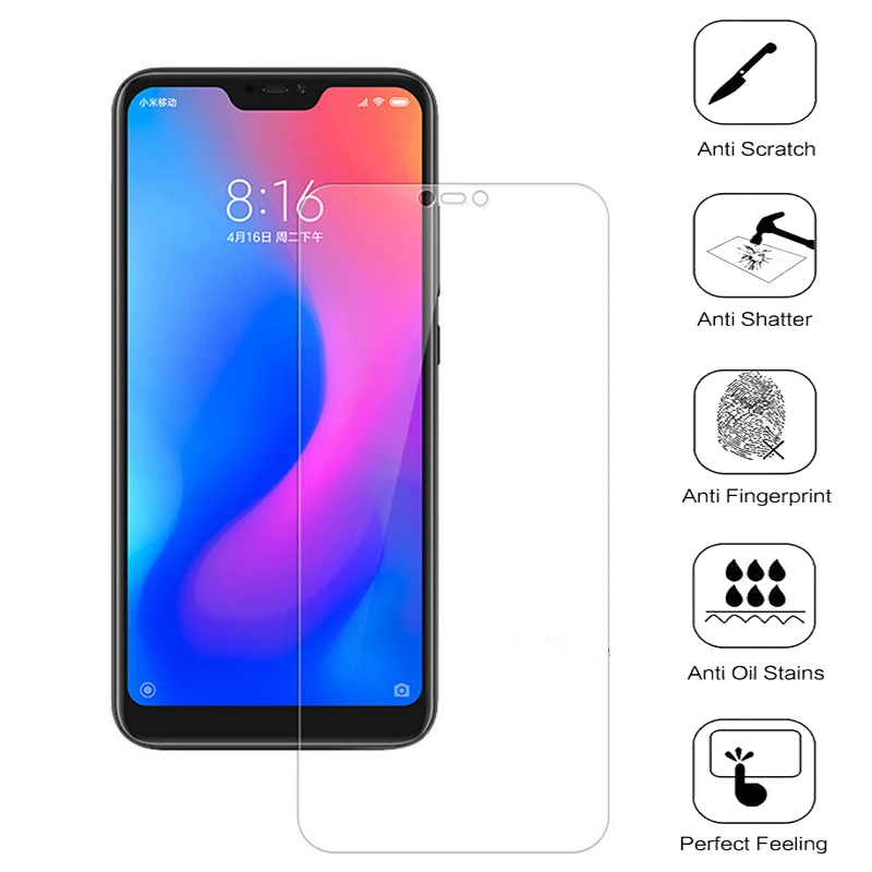 3 шт. защита для экрана XiaoMi RedMi 8 8A Note 8T 7 Pro 6 6A 7A безопасное закаленное стекло 5 Plus Global