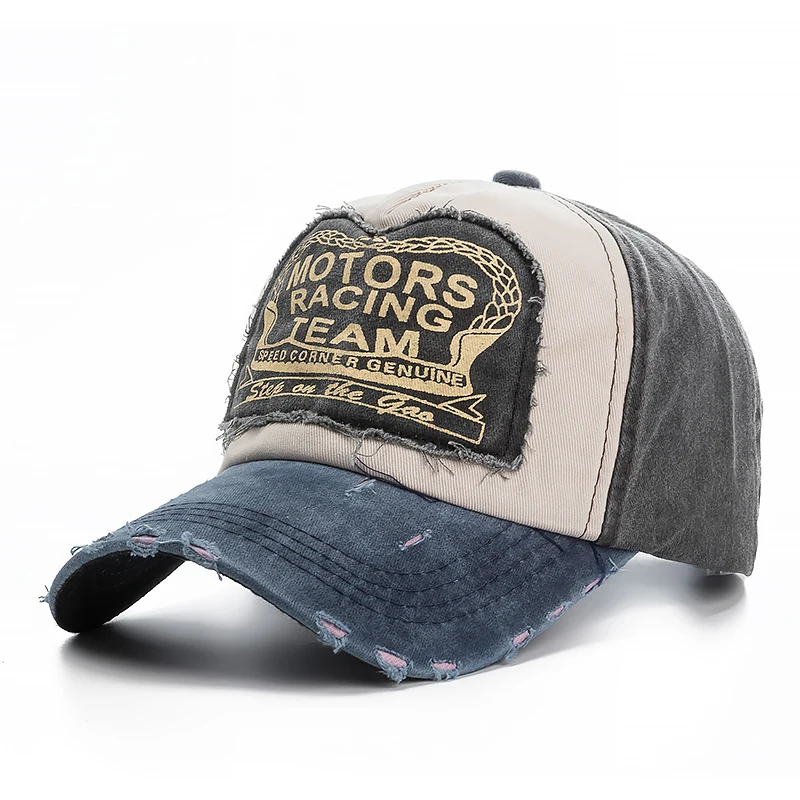 Высококачественная промытая хлопковая бейсболка в стиле хип-хоп | Аксессуары для
