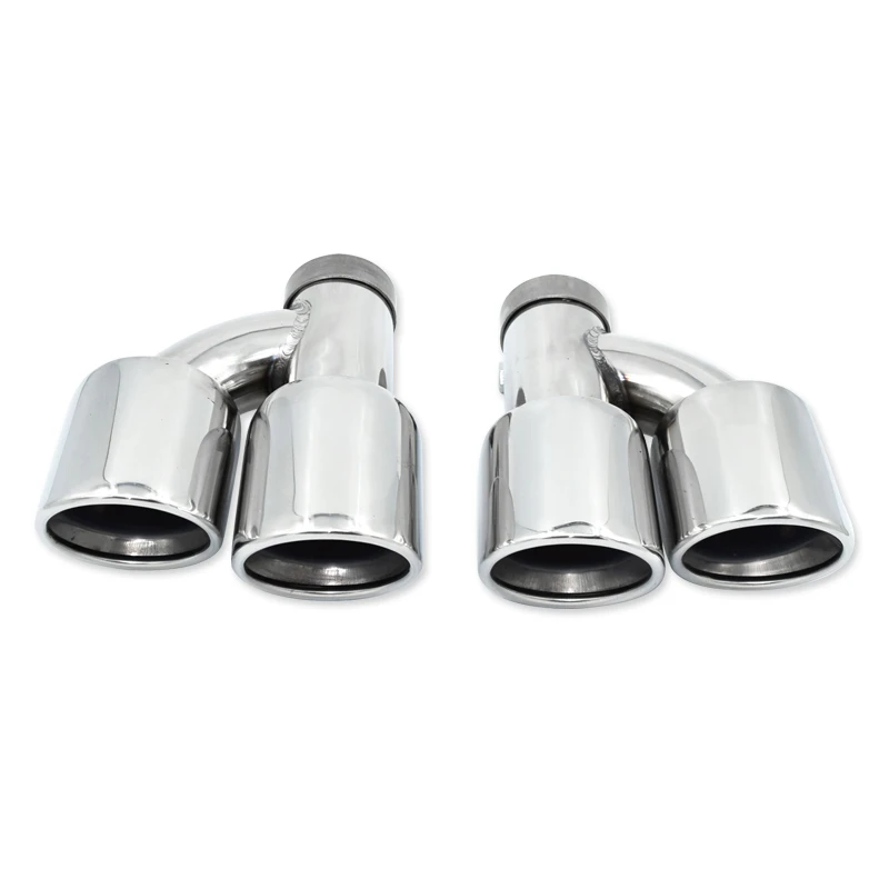 Хорошее качество одна пара четыре выхода серебристый/черный нержавеющая сталь