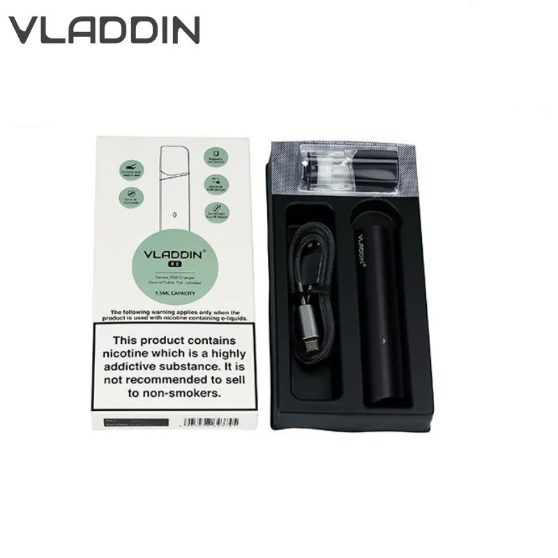 Е сигарета VLADDIN RE полный комплект Pod Systme 350 мА/ч Батарея с 1 5 мл многоразового Vape