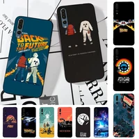 toplbpcs back to the future phone case for huawei p30 40 20 10 8 9 lite pro plus psmart2019