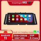 Автомобильный dvd-проигрыватель Navifly 8G + 256G Snapdragon 662 с gps, мультимедийный проигрыватель для BMW 7 серии F01 F02 CIC NBT carplay DSP 4G