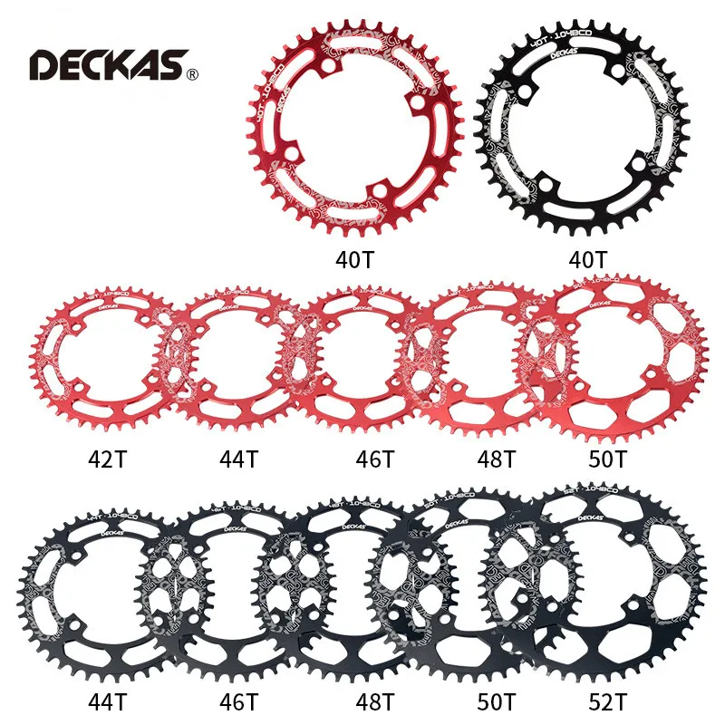 Звездочка для горного велосипеда DECKAS deore 104BCD 40T 42T 44T 46T 48T 50T 52T|Шатун и передняя