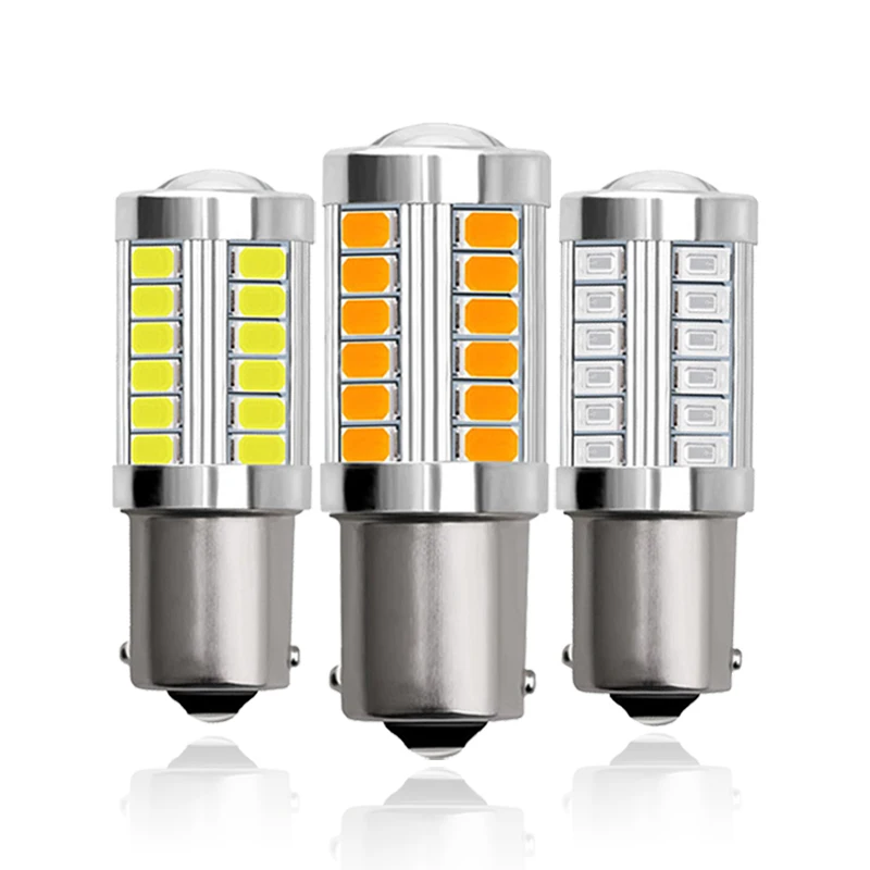 1x P21W Ba15S 1156 Bay15d 1157 Автомобильный светодиодный сигнальный фонарь DRL супер яркая