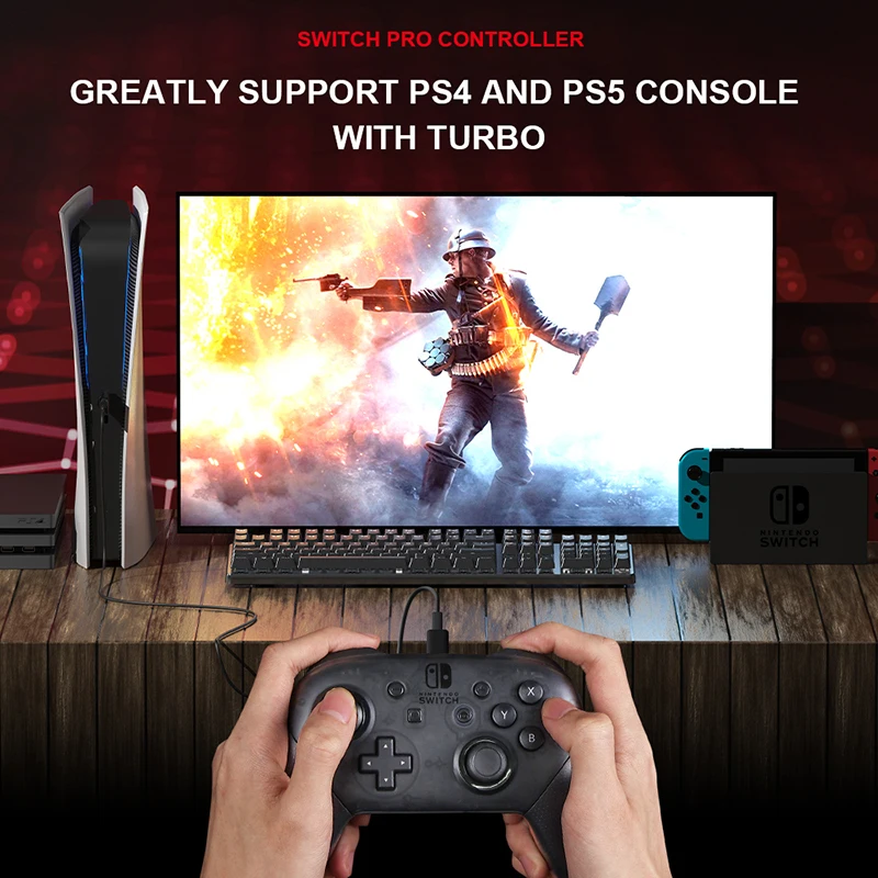 Многоплатформенный Проводной адаптер геймпада BIGBIG WON R90 для консоли Nintendo Switch