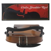 adjustable violin shoulder rest black soft shoulder rest pad support parts for 34 44 fiddle acoustic violin accessories
