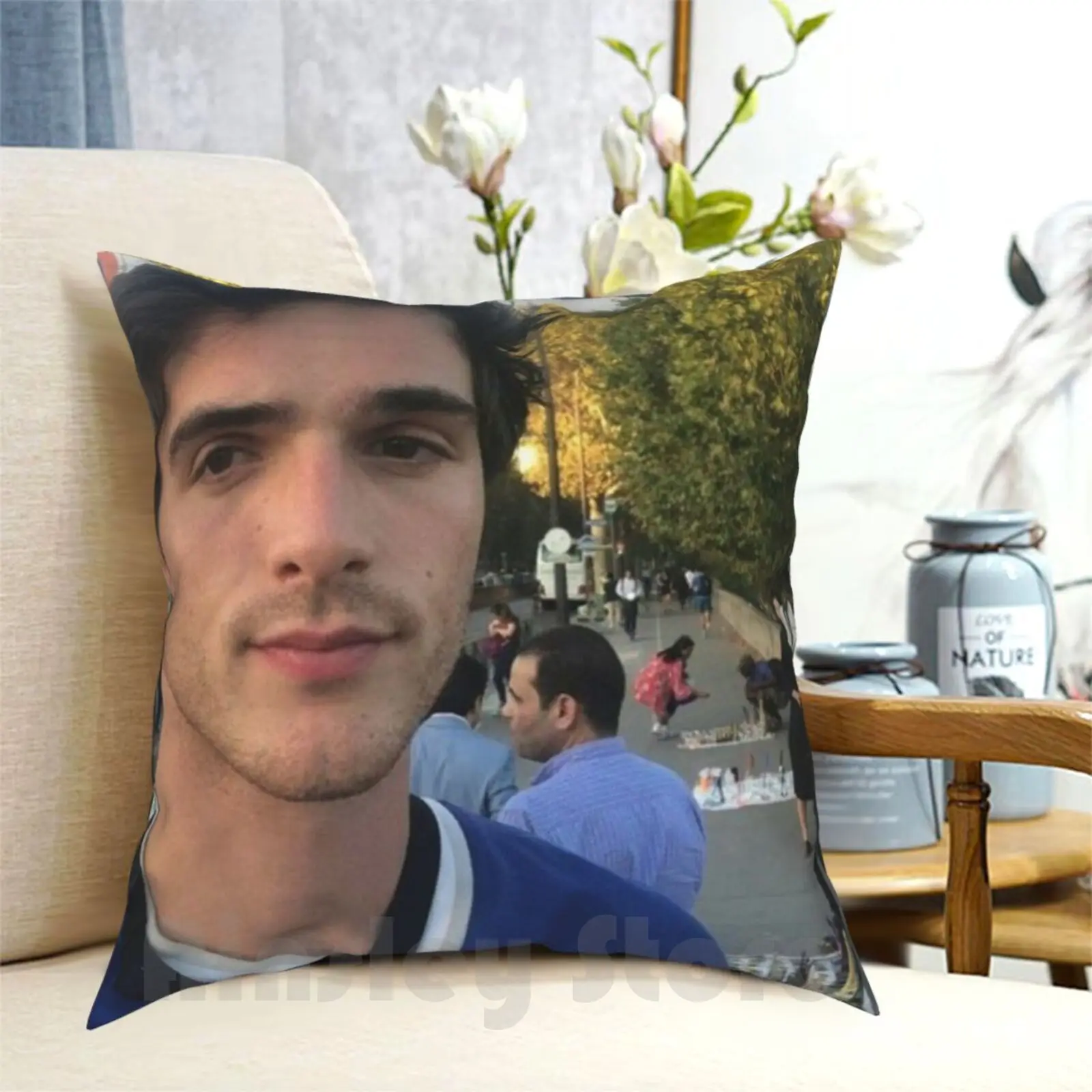 

Джейкоб Elordi Подушка Чехол с принтом домашняя мягкая подушка DIY крышка Euphoria Нейт Jacobs Джейкоб Elordi