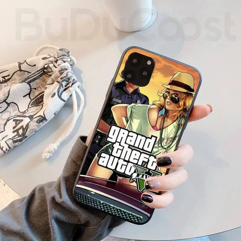 

Grand Theft Auto Rockstar Game Phone Case For Iphone 12 Pro Max 11 Pro XS MAX 8 7 6 6S Plus X 5S SE 2020 XR Case