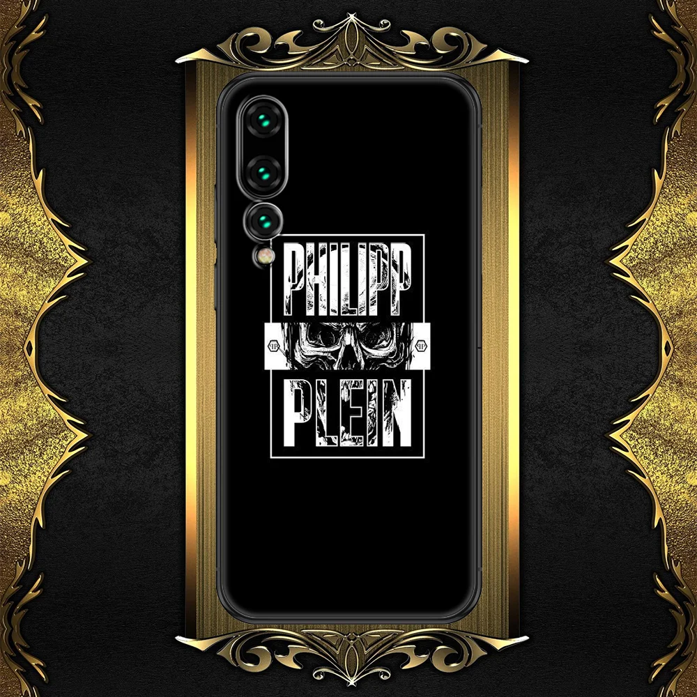 

philippes German luxury brands pleines Phone case For Huawei P Mate P10 P20 P30 P40 10 20 Smart Z Pro Lite 2019 black tpu funda