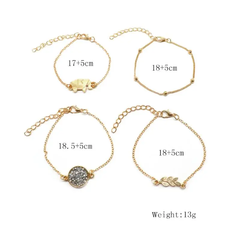 Горячие смешанные стили Boho кисточкой лист слон Черепаха Фатима хамса луна сердце оболочки ручной работы очаровательные браслеты женские ювелирные браслеты
