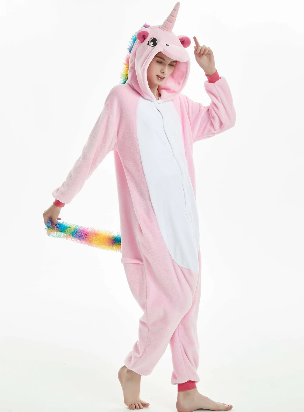 Animal Unicorn MashiMaro Rabbit Costume Adult Girls Boys Kids Onesies Cute Flannel Stitch Women Anime Jumpsuit Onepiece Suit |