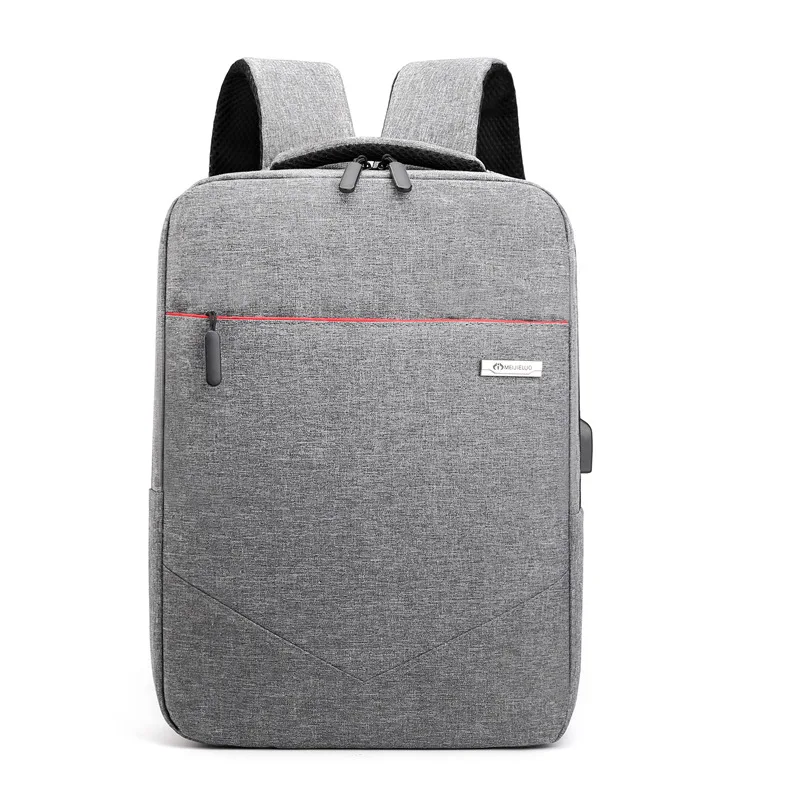 

THREEPEAS Men's Backpack Fashion Travel Business Trip Laptop USB Charging Interface Backpack Simple Outside Bag